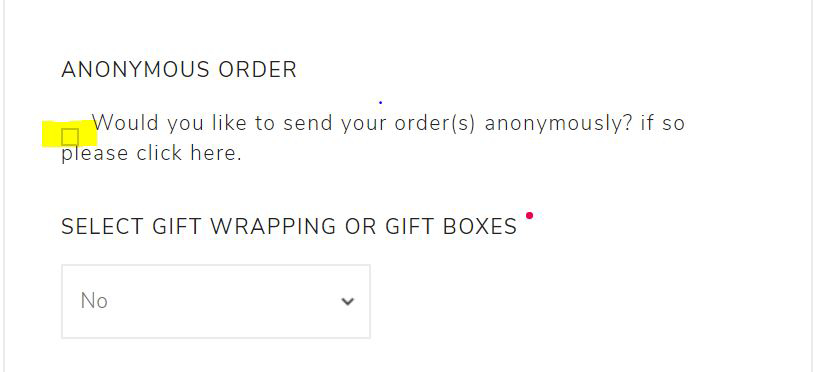 On gift anonymous to how amazon send Can I